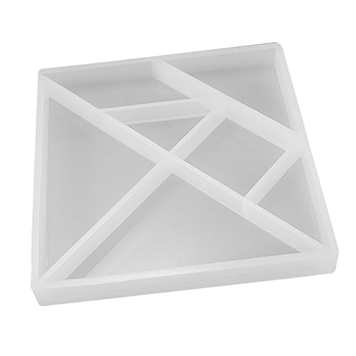 KAILIKETIY 1Stück Silikon Tangram Form für Epoxidharz Gießen DIY Puzzle Silikonform für Handwerk Vielseitig Einsetzbar und Leicht zu Reinigen für Bastelprojekte und von KAILIKETIY