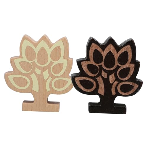KAILIKETIY 2 Stück Holz Tischkartenhalter Einfache Holz Clips für Fotos Notizen und Platzkarten für Hochzeiten Partys und Anlässe Stilvolles Design Natur und Vintage von KAILIKETIY