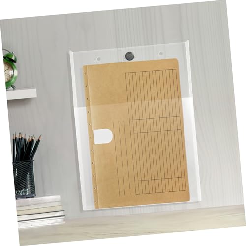 KAILIKETIY 2 Stück Wandmontierter Büro Organizer Teilig Hängende Dokumentenablage Tasche Großes Fassungsvermögen Stabil Für Zeitschriften Ordner Schulsachen Zuhause und Büro von KAILIKETIY