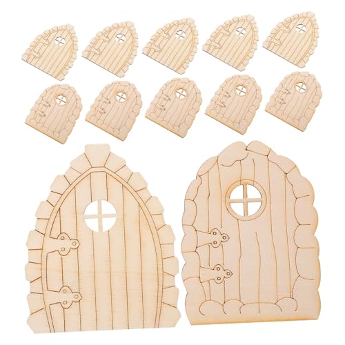 KAILIKETIY 20 Stück Miniature Fairy Door Unlackierte Holzfeentüren für Garten Dekoration Diy Mini Fenster und Türen für Feengärten und Heimwerkerprojekte KAILIKETIY 20 Stück Miniature Fairy Door Unlackierte Holzfeentüren für Garten Dekoration Diy Mini Fenster und Türen für Feengärten und Heimwerkerprojekte von KAILIKETIY