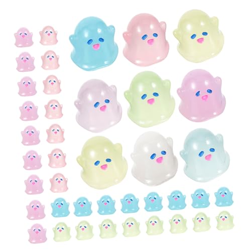 KAILIKETIY 20 Stück Teiliges Leuchtende Kleine Geisterfiguren DIY Bastel Charms für Schmuck Handwerk Halloween Dekoration Bunte Mini Ornamente für Handy Kleidung Tasche Accessoires KAILIKETIY 20 Stück Teiliges Leuchtende Kleine Geisterfiguren DIY Bastel Charms für Schmuck Handwerk Halloween Dekoration Bunte Mini Ornamente für Handy Kleidung Tasche Accessoires von KAILIKETIY