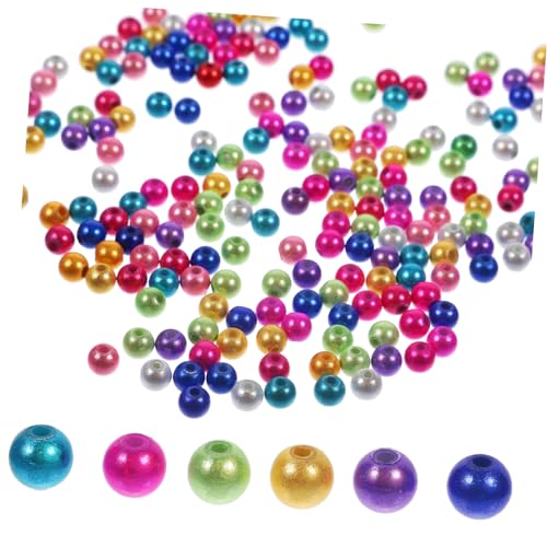 KAILIKETIY 200 Stück Acryl Rundperlen Bunte DIY Schmuckperlen für und Armbänder Bastelset für Schmuckdesign für Handmade von KAILIKETIY