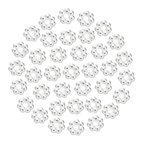 KAILIKETIY 2000 Stück Teiliges Kunststoff Blumenperlen Abs Plastik Perlen für DIY Schmuckherstellung Armband Halskette Bastelperlen für Basteln Zubehör von KAILIKETIY