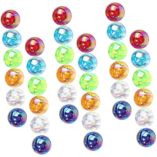 KAILIKETIY 200Stücke Acrylperlen Runde DIY Schmuckperlen für Bastelbedarf und Armband Herstellung Vielseitige Farben für Gestalten von KAILIKETIY
