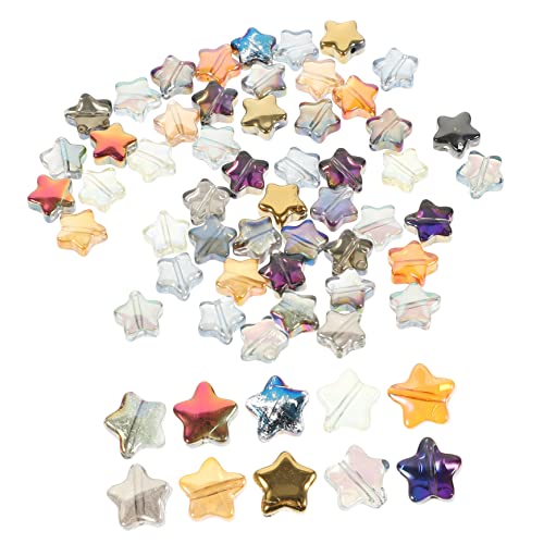 KAILIKETIY 200Stücke Glitzernde Glasstern Perlen für DIY Schmuckherstellung Handwerksperlen Armbänder und Hochwertige Lose Perlen für Projekte von KAILIKETIY