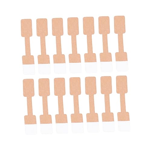 KAILIKETIY 200Stücke Kraftpapier Preisetiketten Leere Aufkleber für Schmuck Ringe Armbänder Quadratische Hängende Preisschilder für Geschäfte und KAILIKETIY 200Stücke Kraftpapier Preisetiketten Leere Aufkleber für Schmuck Ringe Armbänder Quadratische Hängende Preisschilder für Geschäfte und von KAILIKETIY