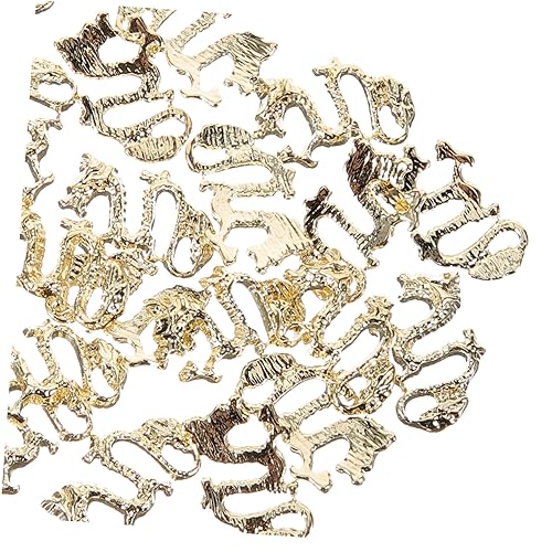 KAILIKETIY 20Stücke Drachen Nagelkunst Charms Anhänger Für Nail Art Dekoration Damen Nagelzubehör Im Chinesischen Vintage Stil von KAILIKETIY