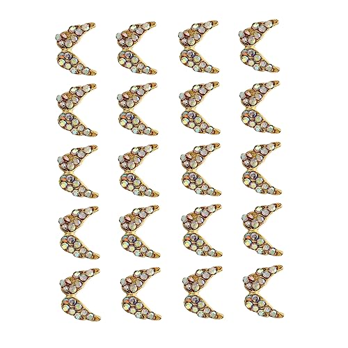 KAILIKETIY 20Stücke Flachrücken Strasssteine Flügel Design Gems für Nagelkunst für Studios DIY Maniküre Besondere Anlässe KAILIKETIY 20Stücke Flachrücken Strasssteine Flügel Design Gems für Nagelkunst für Studios DIY Maniküre Besondere Anlässe von KAILIKETIY