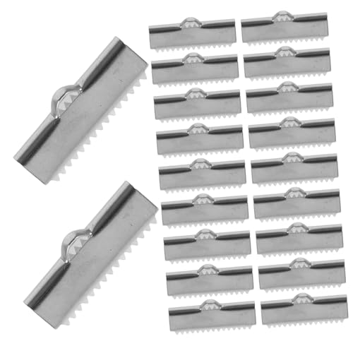 KAILIKETIY 20Stücke Kordelkappen für Schmuckherstellung Stabile Lederband Wickelverschlüsse Zuverlässige Metallschnurklemmen für Bastelprojekte Langlebig KAILIKETIY 20Stücke Kordelkappen für Schmuckherstellung Stabile Lederband Wickelverschlüsse Zuverlässige Metallschnurklemmen für Bastelprojekte Langlebig von KAILIKETIY