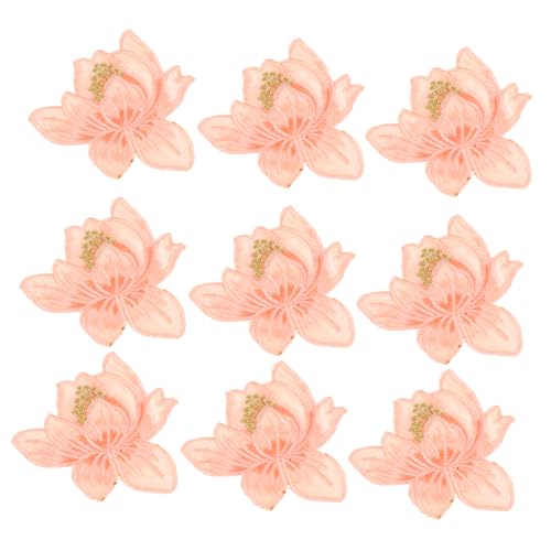 KAILIKETIY 20Stücke Lotus Blumenapplikationen Stickerei Patches für DIY Kleidung Dekoration Hochwertige Langlebige Bügel und Nähpatches für Gestaltung von Kleidung Taschen von KAILIKETIY