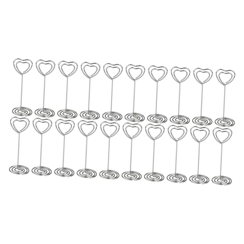 KAILIKETIY 20Stücke Praktische Kartenclips für Desktop Dekorative Bilderhalter für Partys Hochzeiten und Büro Stabile Notizenhalter aus Hochwertigem Material von KAILIKETIY