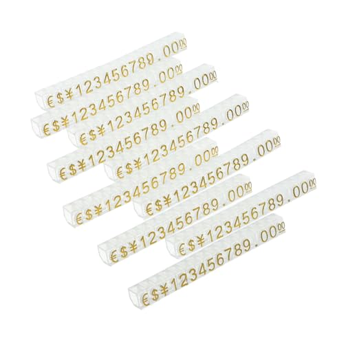 KAILIKETIY 20Stücke Preisschilder für Schmuck Verstellbare Display Ständer Transparente Etiketten für Uhren und Accessoires für Einzelhandel und Juweliergeschäfte von KAILIKETIY