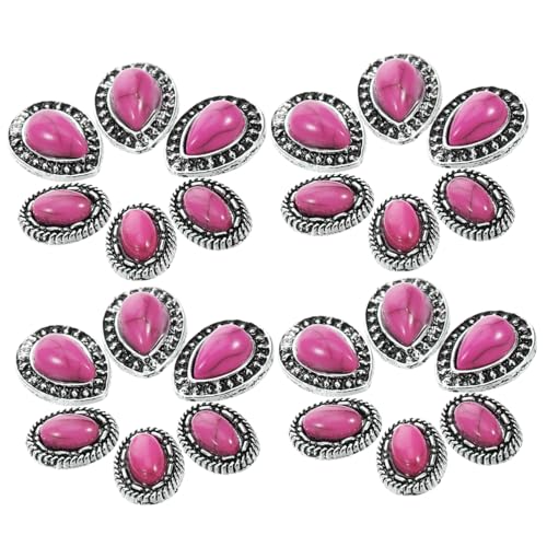 KAILIKETIY 20pcs Retro Türkis Nägelzauber Elegante Nageldekorationen DIY Nail Art Charms Einzigartige Nagelkunstzubehör Nageljuwelen Maniküre Vorräte von KAILIKETIY
