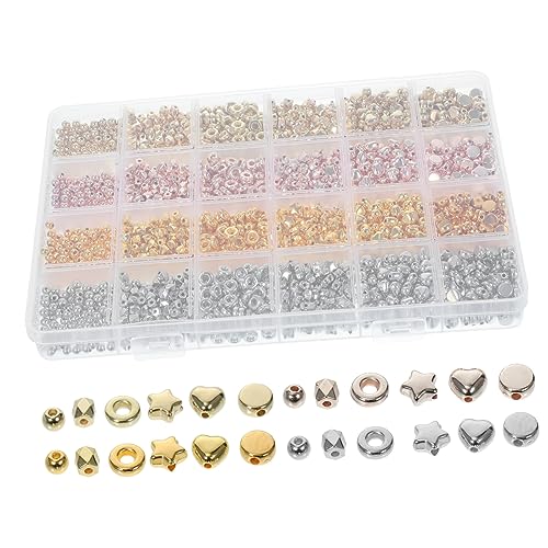 KAILIKETIY 2160Stücke Kunststoffperlen für DIY Schmuckherstellung Basteln und Armbänder Abstandshalter Perlen für Erwachsene Hautfreundlich und Langlebig KAILIKETIY 2160Stücke Kunststoffperlen für DIY Schmuckherstellung Basteln und Armbänder Abstandshalter Perlen für Erwachsene Hautfreundlich und Langlebig von KAILIKETIY