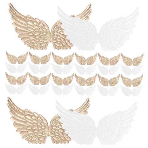 KAILIKETIY 24Stücke Engelsflügel DIY Accessoires für Feenkostüme Vielseitige Dekoration für Kleidung Taschen und Rucksäcke Glitzernde Kopfschmuck Einlagen KAILIKETIY 24Stücke Engelsflügel DIY Accessoires für Feenkostüme Vielseitige Dekoration für Kleidung Taschen und Rucksäcke Glitzernde Kopfschmuck Einlagen von KAILIKETIY