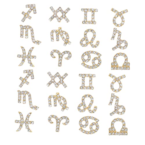 KAILIKETIY 24Stücke Strass Nagelkunst Charms Kreative Konstellationen Design Maniküre Dekorationen für und Einzigartige Nägel Einfach Anzuwenden Glänzender für DIY KAILIKETIY 24Stücke Strass Nagelkunst Charms Kreative Konstellationen Design Maniküre Dekorationen für und Einzigartige Nägel Einfach Anzuwenden Glänzender für DIY von KAILIKETIY
