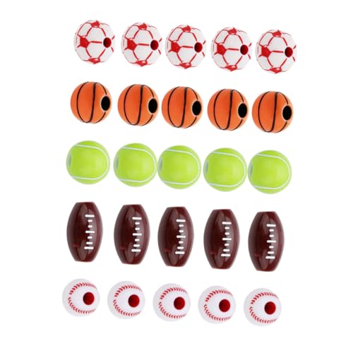 KAILIKETIY 250Stücke Kugelform Acrylperlen für DIY Schmuckzubehör Bunte Bastelperlen für Armbänder Dekoration und Kreative Projekte für Familie und von KAILIKETIY