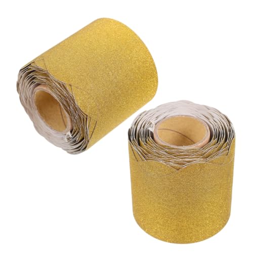 KAILIKETIY 2Rollen Glitzernde Randaufkleber für Klassenräume Dekorative Tafelborder für Bulletin Boards Anpassbar und Langlebig für Lebendige und Ansprechende KAILIKETIY 2Rollen Glitzernde Randaufkleber für Klassenräume Dekorative Tafelborder für Bulletin Boards Anpassbar und Langlebig für Lebendige und Ansprechende von KAILIKETIY