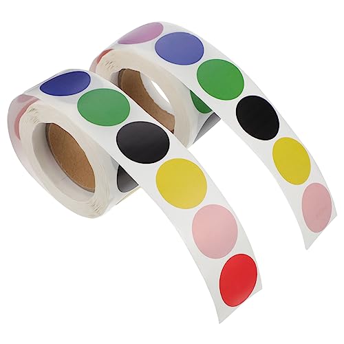 KAILIKETIY 2Rollen Punktaufkleber pro Kreative Bastel und Schreibwaren Selbstklebende Markierungspunkte für Tagebuch Scrapbooking und Dekoration von KAILIKETIY