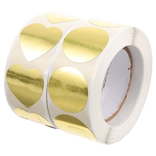 KAILIKETIY 2Rollen Runde Herzversiegelungsaufkleber Selbstklebende Dichtetiketten für Verpackungen und Grußkarten Dekoration KAILIKETIY 2Rollen Runde Herzversiegelungsaufkleber Selbstklebende Dichtetiketten für Verpackungen und Grußkarten Dekoration von KAILIKETIY