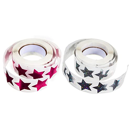KAILIKETIY 2Rollen Selbstklebende Glitzer Sterne Aufkleber Chic Star Sticker für Belohnungen DIY Bastelarbeiten Schulprojekte Dekoration für Lehrer KAILIKETIY 2Rollen Selbstklebende Glitzer Sterne Aufkleber Chic Star Sticker für Belohnungen DIY Bastelarbeiten Schulprojekte Dekoration für Lehrer von KAILIKETIY
