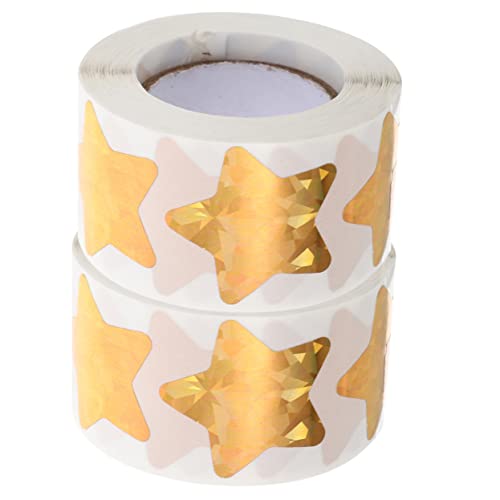 KAILIKETIY 2Rollen Sternförmige Umschlagdichtungsaufkleber Selbstklebende für Hochzeiten Partys und für Bäckereien und DIY Projekte KAILIKETIY 2Rollen Sternförmige Umschlagdichtungsaufkleber Selbstklebende für Hochzeiten Partys und für Bäckereien und DIY Projekte von KAILIKETIY
