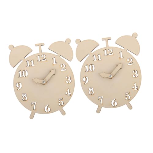 KAILIKETIY 2Sätze Holz DIY Uhr Puzzleteile für Montessori Lernspielzeug zur Uhrzeit Künstlerische Holzkomponenten für Heimdekoration und Interaktives Lernen Teilig KAILIKETIY 2Sätze Holz DIY Uhr Puzzleteile für Montessori Lernspielzeug zur Uhrzeit Künstlerische Holzkomponenten für Heimdekoration und Interaktives Lernen Teilig von KAILIKETIY
