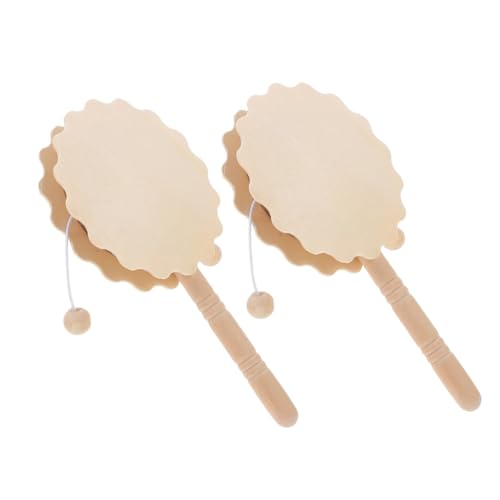 KAILIKETIY 2Stücke Unvollendete Holz Rasseltrommel DIY Malen Leere Holztrommeln für Kreative Kinderhandarbeiten für Bastelprojekte Musikinstrument KAILIKETIY 2Stücke Unvollendete Holz Rasseltrommel DIY Malen Leere Holztrommeln für Kreative Kinderhandarbeiten für Bastelprojekte Musikinstrument von KAILIKETIY
