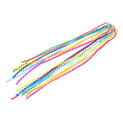 KAILIKETIY 2Stücke Wellenband Geschenkverpackungsstreifen für DIY Bastelprojekte Farben für Party und Hochzeitsdekoration von KAILIKETIY