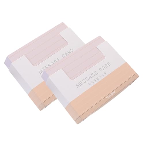 KAILIKETIY 2Taschen Linierten Karteikarten Multifunktionale Notizkarten Blanko Notizkarten für DIY Lesezeichen Geschenkkarten Rezeptkarten für Lernen und Notizen von KAILIKETIY