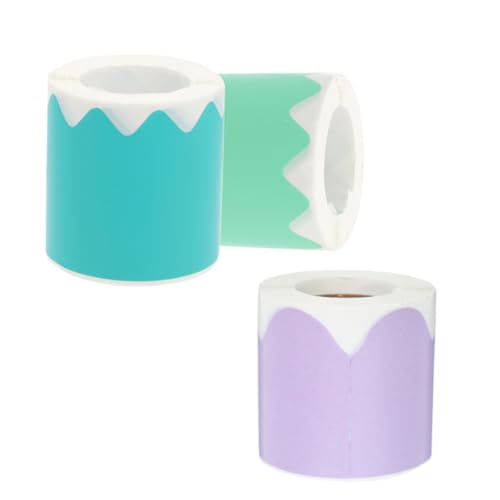 KAILIKETIY 3 Rollen Border Sticker für Pinnwand und Tafel DIY Dekorativer Randaufkleber in Hellgrün und Lavendel Vielseitig für Klassenzimmer Büro Fenster und Partydeko Geeignet KAILIKETIY 3 Rollen Border Sticker für Pinnwand und Tafel DIY Dekorativer Randaufkleber in Hellgrün und Lavendel Vielseitig für Klassenzimmer Büro Fenster und Partydeko Geeignet von KAILIKETIY