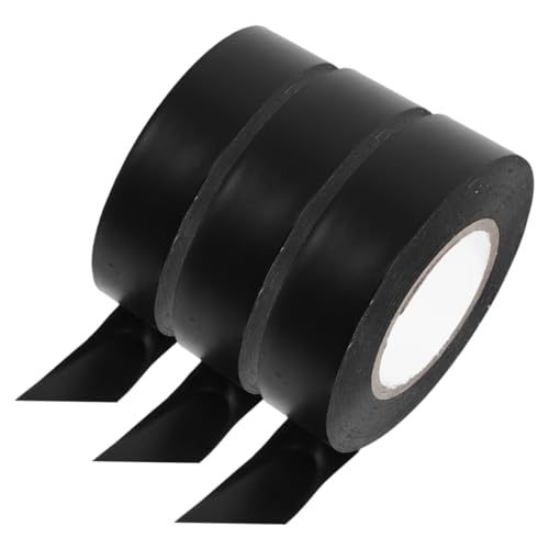 KAILIKETIY 3 Rollen Isolierband Elektriker Hochtemperatur Klebeband PVC Schwarz Elektrische Isolierung für Verkabelung Auto Kabelbündel Indoor Nutzung KAILIKETIY 3 Rollen Isolierband Elektriker Hochtemperatur Klebeband PVC Schwarz Elektrische Isolierung für Verkabelung Auto Kabelbündel Indoor Nutzung von KAILIKETIY