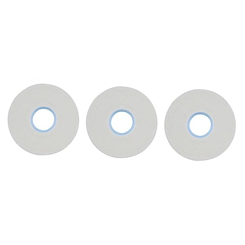 KAILIKETIY 3 Rollen Wasserlösliches doppelseitiges Klebeband Nähband waschen Doppelseite Quilten Quilter wasseraktiviertes Klebeband Das Stoffklebeband Patchwork-Nähband Weiß von KAILIKETIY