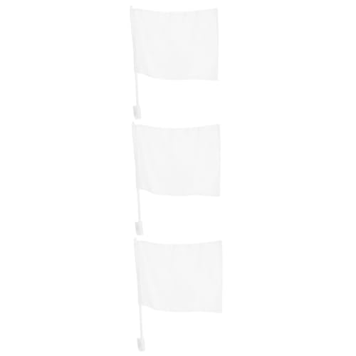 KAILIKETIY 3 Stück Diy Blanko Flagge für Auto und Garten Weiße Hitzeübertragungsflagge für Dekoration Robustes Wasserfestes Material für Gestaltung von Partys und Anlässen KAILIKETIY 3 Stück Diy Blanko Flagge für Auto und Garten Weiße Hitzeübertragungsflagge für Dekoration Robustes Wasserfestes Material für Gestaltung von Partys und Anlässen von KAILIKETIY
