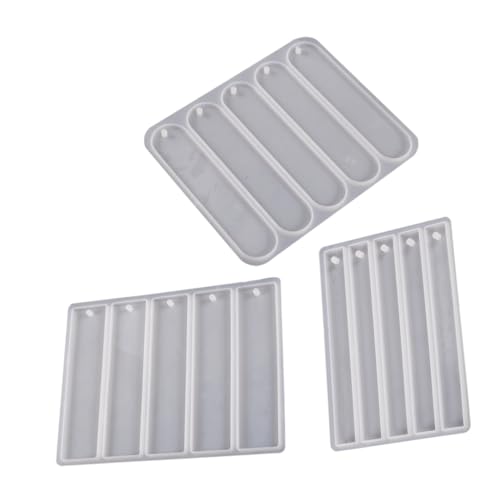 KAILIKETIY 3 Stück Teiliges Silikon Lesezeichen Formen für Epoxidharz DIY Basteln Langlebige Flexible Silikonform für Rechteckige und Ovale Schmuckanhänger Geeignet für Kreative Harzkunst KAILIKETIY 3 Stück Teiliges Silikon Lesezeichen Formen für Epoxidharz DIY Basteln Langlebige Flexible Silikonform für Rechteckige und Ovale Schmuckanhänger Geeignet für Kreative Harzkunst von KAILIKETIY
