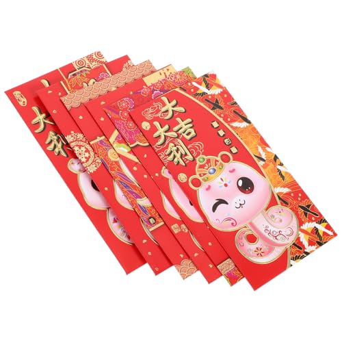 KAILIKETIY 30 Stück Chinesische Neujahr Rote Umschläge für Schlangenjahr Glücksgeldumschläge für Frühlingsfest Hochzeiten und Geburtstagsfeiern Gemischte Designs KAILIKETIY 30 Stück Chinesische Neujahr Rote Umschläge für Schlangenjahr Glücksgeldumschläge für Frühlingsfest Hochzeiten und Geburtstagsfeiern Gemischte Designs von KAILIKETIY