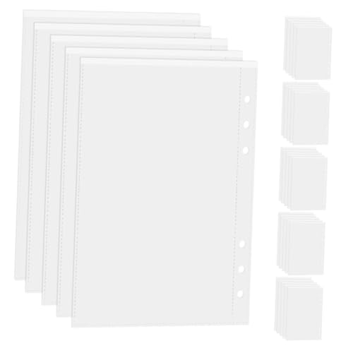 KAILIKETIY 30 Stück Kartenbuch mit losen Blättern foto aufbewahrung karten aufbewahrung Sammelkartenhüllenseiten Ordnerseiten Kartenalbumseiten Taschen auf der Innenseite des Albums pp von KAILIKETIY