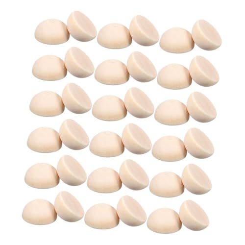 KAILIKETIY 300 Stück Halbrunde Holzperlen Unvollständig Natur Splitter Halbkreis Craft Mini Halbball Holzperlen Für Diy Schmuck Heimdekoration Bastelprojekte KAILIKETIY 300 Stück Halbrunde Holzperlen Unvollständig Natur Splitter Halbkreis Craft Mini Halbball Holzperlen Für Diy Schmuck Heimdekoration Bastelprojekte von KAILIKETIY
