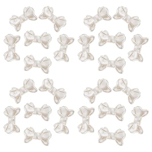 KAILIKETIY 300Stücke Bogenperlen Kunststoff Faux Perlenschmuck für DIY Ohrringe und Mehr Vielseitige Charms für Armbänder und Accessoires Wasserfest von KAILIKETIY