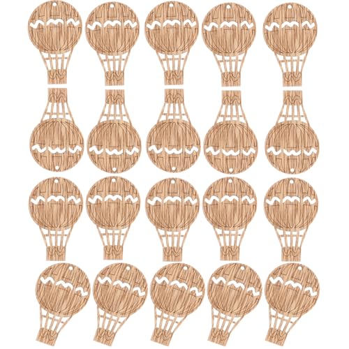 KAILIKETIY 30Stücke Heißluftballon Holzornamente DIY Holzscheiben für Kunsthandwerk Dekoration für Geburtstags und Weihnachtsfeiern Leicht und Vielseitig Einsetzbar KAILIKETIY 30Stücke Heißluftballon Holzornamente DIY Holzscheiben für Kunsthandwerk Dekoration für Geburtstags und Weihnachtsfeiern Leicht und Vielseitig Einsetzbar von KAILIKETIY
