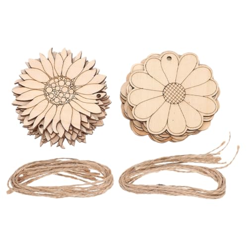 KAILIKETIY 30Stücke Holzblumen DIY Holzblumenausschnitte Sonnenblumen Kleine Blumen für Kreative Handwerksprojekte Dekoration für Feste und Feiern KAILIKETIY 30Stücke Holzblumen DIY Holzblumenausschnitte Sonnenblumen Kleine Blumen für Kreative Handwerksprojekte Dekoration für Feste und Feiern von KAILIKETIY