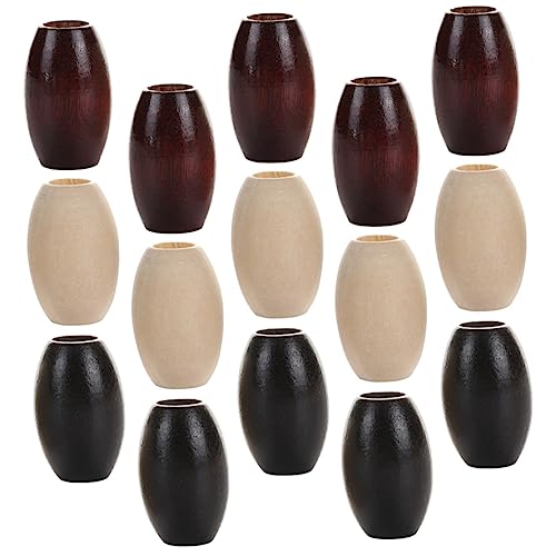 KAILIKETIY 30Stücke Ovale Holzperlen Große DIY Bastelperlen für Schmuckherstellung und Girlanden Naturfarben für Projekte und Dekoration KAILIKETIY 30Stücke Ovale Holzperlen Große DIY Bastelperlen für Schmuckherstellung und Girlanden Naturfarben für Projekte und Dekoration von KAILIKETIY