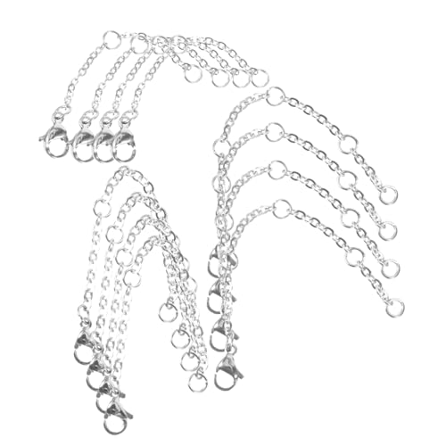 KAILIKETIY 30Stücke Teiliges Halskettenverlängerungen mit Karabinerhaken Schmuckzubehör für DIY Projekte für und Armbänder Perfektes von KAILIKETIY