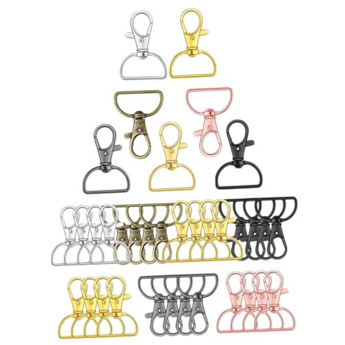 KAILIKETIY 35 Stück Metall Schlüsselring Drehbare Karabinerhaken für Taschen Zubehör DIY Bastelbedarf Lanyard und Schlüsselanhänger und Langlebig KAILIKETIY 35 Stück Metall Schlüsselring Drehbare Karabinerhaken für Taschen Zubehör DIY Bastelbedarf Lanyard und Schlüsselanhänger und Langlebig von KAILIKETIY