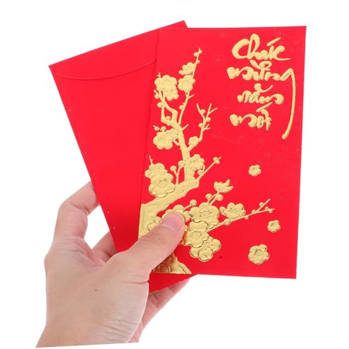 KAILIKETIY 36 Stück Teiliges Rote Umschläge Vietnamesisches Neujahrsbriefumschläge Lunar Year Design Traditionelle Kulturmotiven Stabile Papierqualität Für Frühlingsfest Hochzeitsfeier KAILIKETIY 36 Stück Teiliges Rote Umschläge Vietnamesisches Neujahrsbriefumschläge Lunar Year Design Traditionelle Kulturmotiven Stabile Papierqualität Für Frühlingsfest Hochzeitsfeier von KAILIKETIY