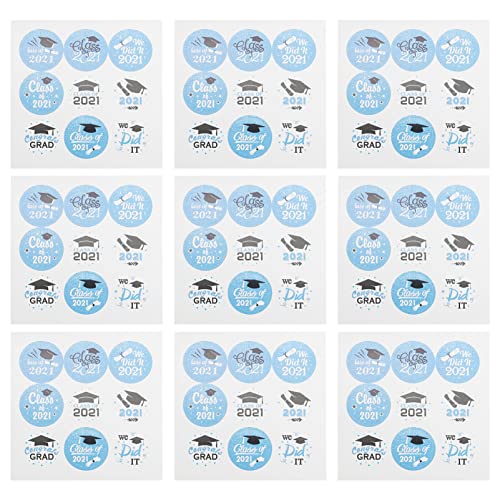 KAILIKETIY 360 Stück Siegelaufkleber Für Geschenkpapier Runde Wachssiegelaufkleber Abschlussanhänger Foliensiegelaufkleber Tütenaufkleber Klasse Von 2021 Etiketten Großpackung KAILIKETIY 360 Stück Siegelaufkleber Für Geschenkpapier Runde Wachssiegelaufkleber Abschlussanhänger Foliensiegelaufkleber Tütenaufkleber Klasse Von 2021 Etiketten Großpackung von KAILIKETIY