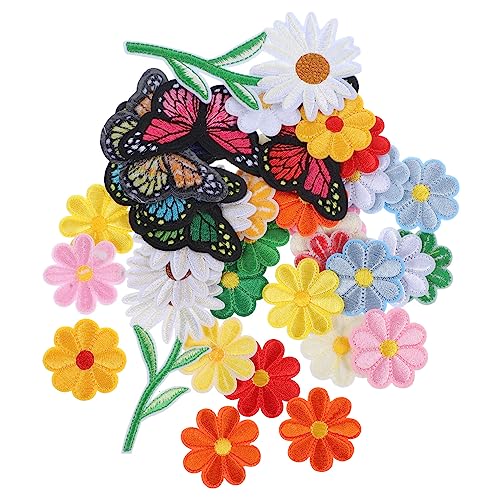 KAILIKETIY 39Stücke Schmetterlings und Blumen Stickerei Aufnäher Bügel und Nähflicken für Kleidung Jeans Taschen Vielseitige DIY Dekoration für Reparatur und Gestaltung KAILIKETIY 39Stücke Schmetterlings und Blumen Stickerei Aufnäher Bügel und Nähflicken für Kleidung Jeans Taschen Vielseitige DIY Dekoration für Reparatur und Gestaltung von KAILIKETIY