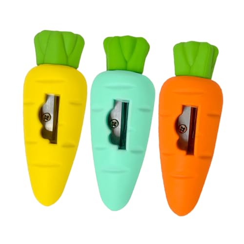 KAILIKETIY 3Stücke Mini Karotten Radiergummis mit Integriertem Handbleistiftspitzer Kreatives Schulmaterial für Belohnungen und Partygeschenke Vielseitig für Klassenzimmer KAILIKETIY 3Stücke Mini Karotten Radiergummis mit Integriertem Handbleistiftspitzer Kreatives Schulmaterial für Belohnungen und Partygeschenke Vielseitig für Klassenzimmer von KAILIKETIY