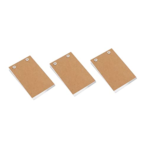 KAILIKETIY 3Stücke Mini Notizbuch Abnehmbares Notizbuch mit Zeichenpapier Handgemalte Praktische Memo Pads für Erwachsene von KAILIKETIY