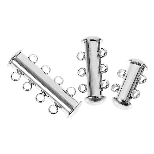 KAILIKETIY 3Stücke Teiliges Halskettenschichtverschlüsse Robuste Verbindungselemente für Armbänder und DIY Schmuckgestaltung Langlebig und Praktisch KAILIKETIY 3Stücke Teiliges Halskettenschichtverschlüsse Robuste Verbindungselemente für Armbänder und DIY Schmuckgestaltung Langlebig und Praktisch von KAILIKETIY